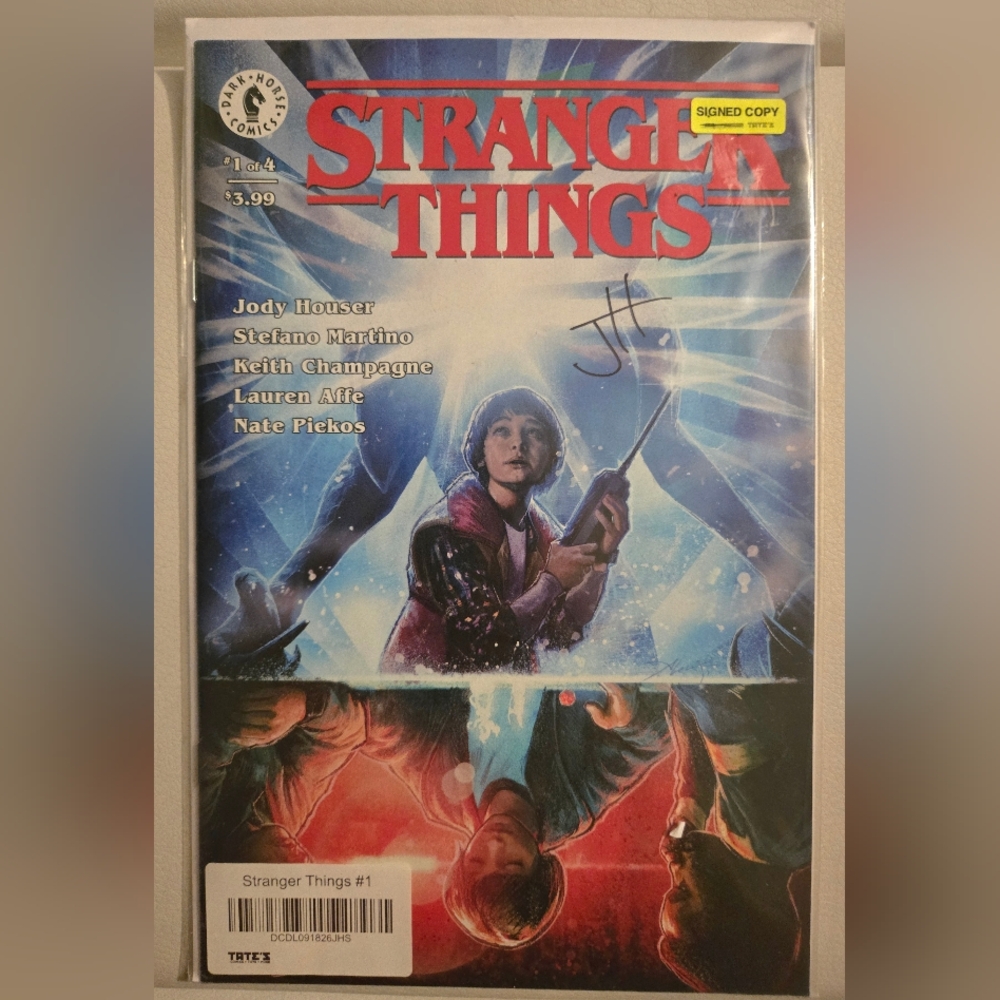 Stranger Things Trading Card - Blue and Red